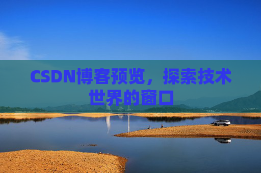 CSDN博客预览，探索技术世界的窗口